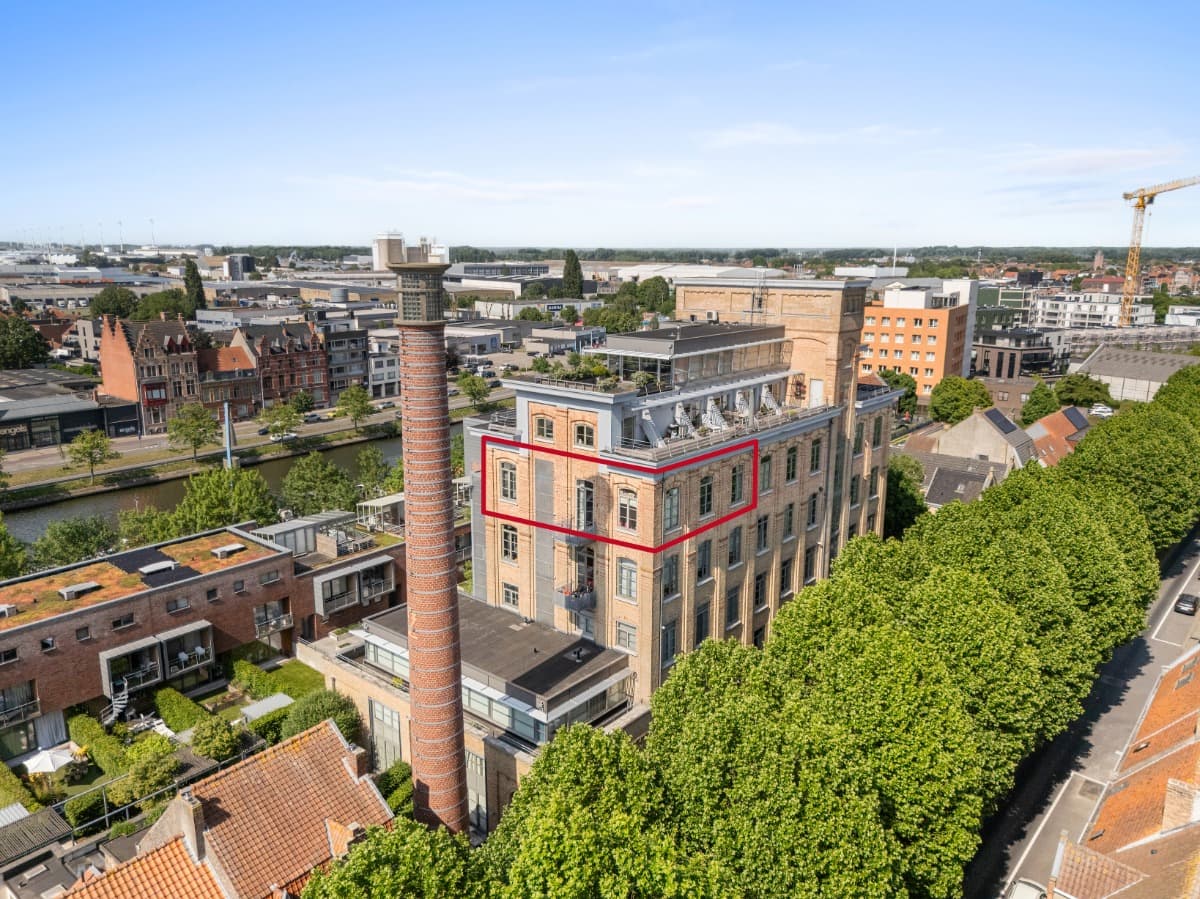 Exclusieve loft met panoramisch uitzicht over Brugge