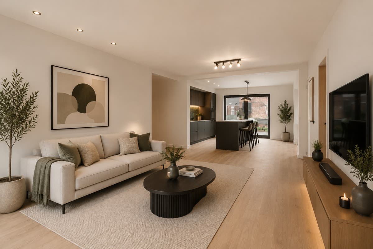 Gerenoveerd appartement met 3 of meer slaapkamers & terras