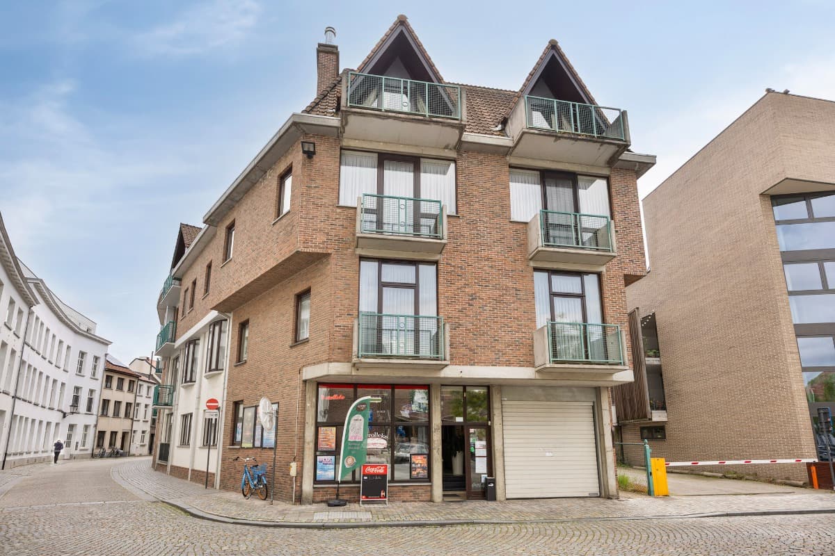 Handelspand in centrum Mechelen met veel passage