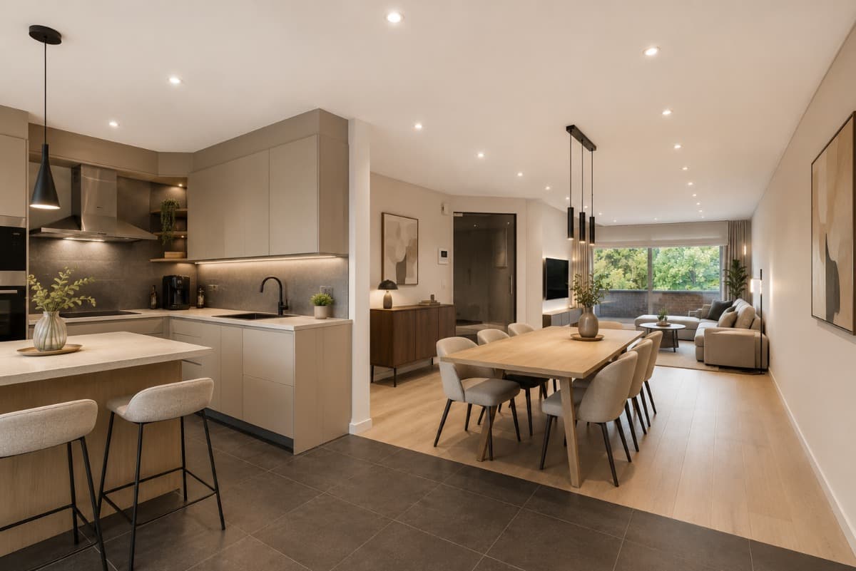Triplex (142 m²) met 3 slaapkamers en 2 terrassen