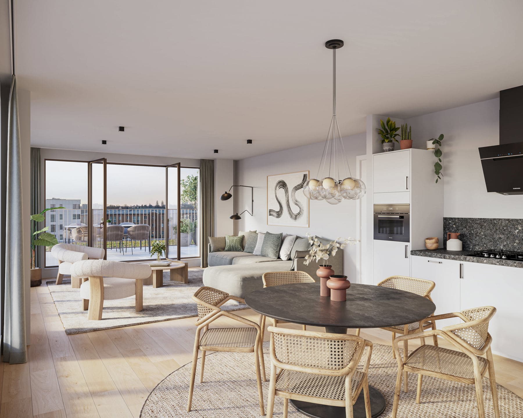 Appartement 3 chambres - 1140 Evere - 7792697 — 2