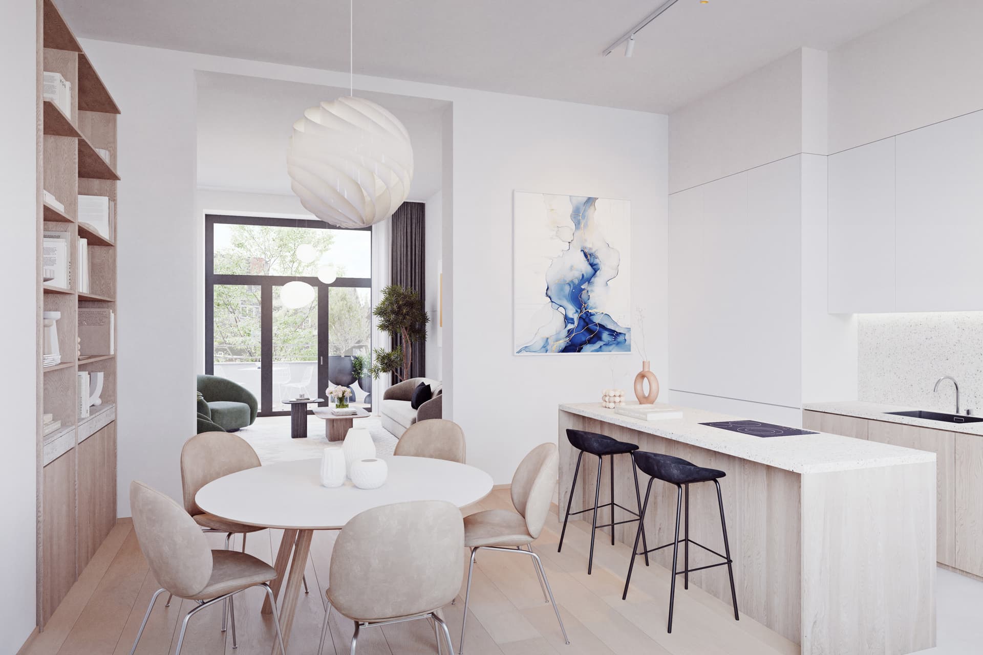 Appartement 2 chambres - 1050 Ixelles - 7798732 — 2